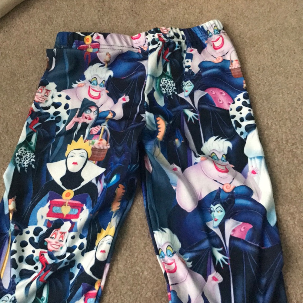 XS DISNEY VILLAIN LEGGINGS